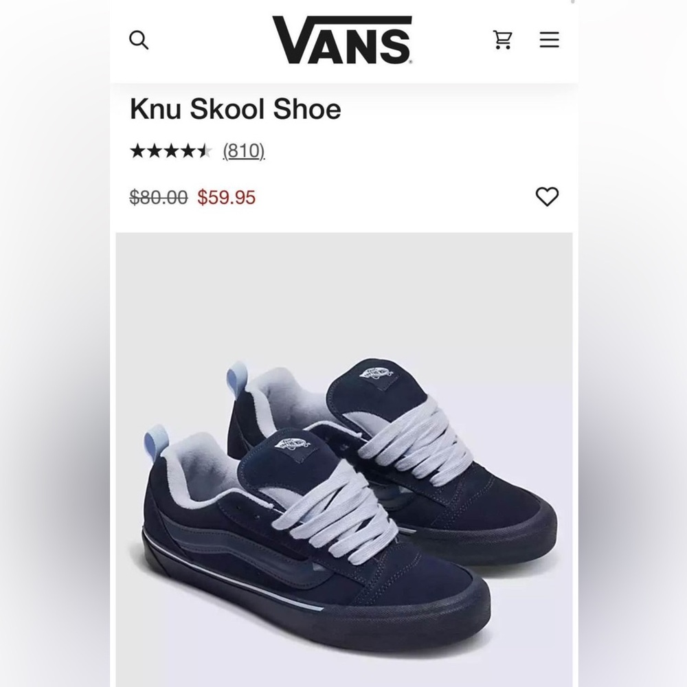Vans Knu Skools - men’s 7.5